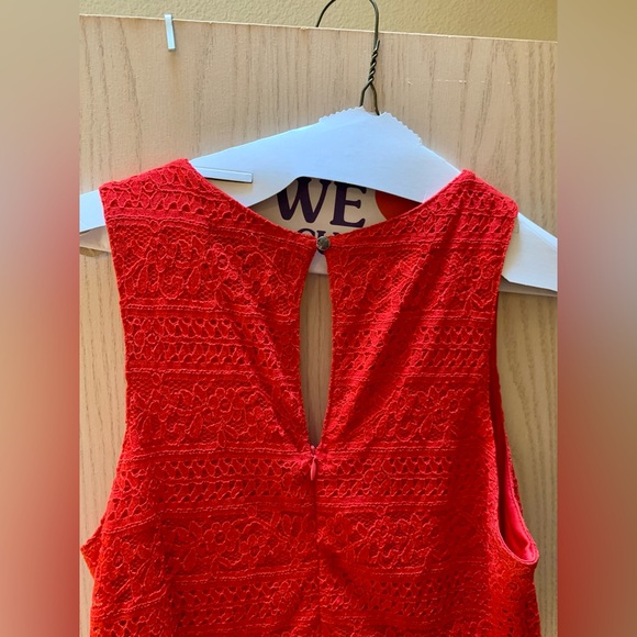 Lulus Love You Always Red Lace Skater Dress - Picture 8 of 9